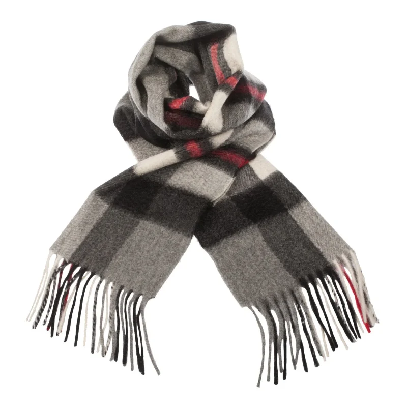 lyle scott cashmere scarf thomson grey