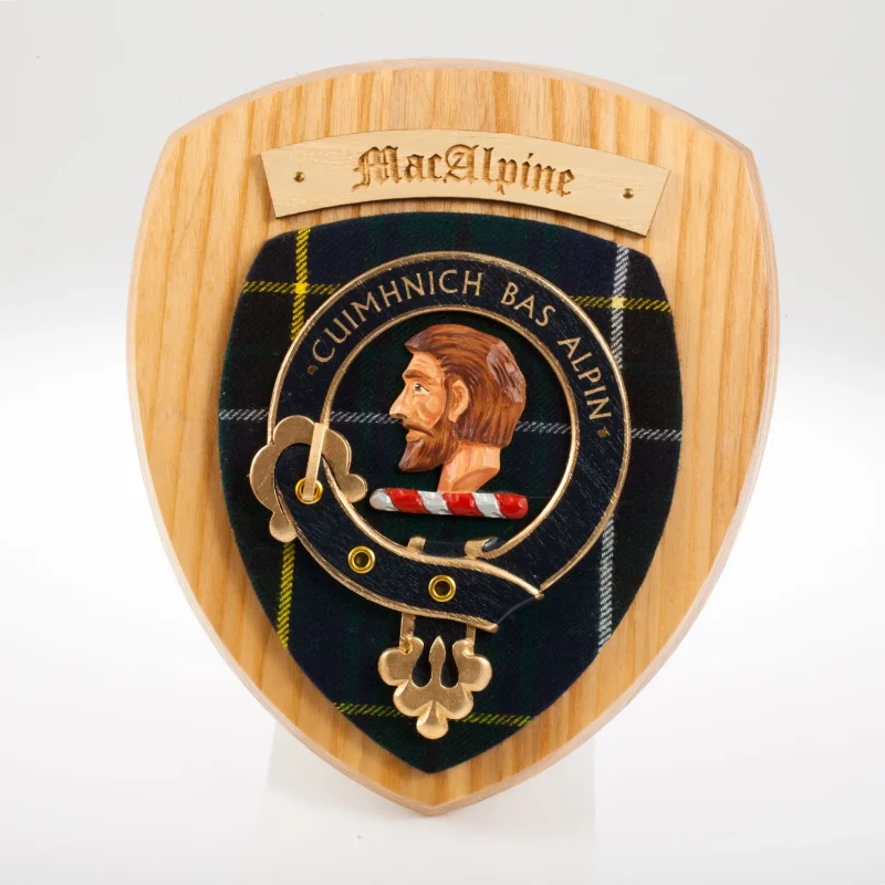 macalpine clan wall plaque