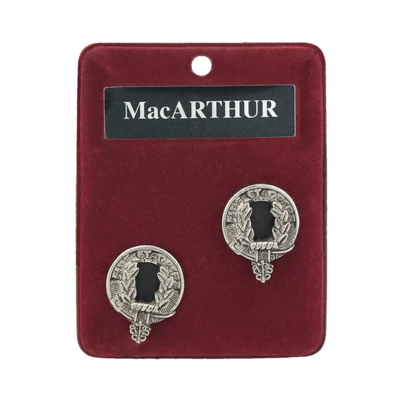 macarthur clan crest cufflinks set