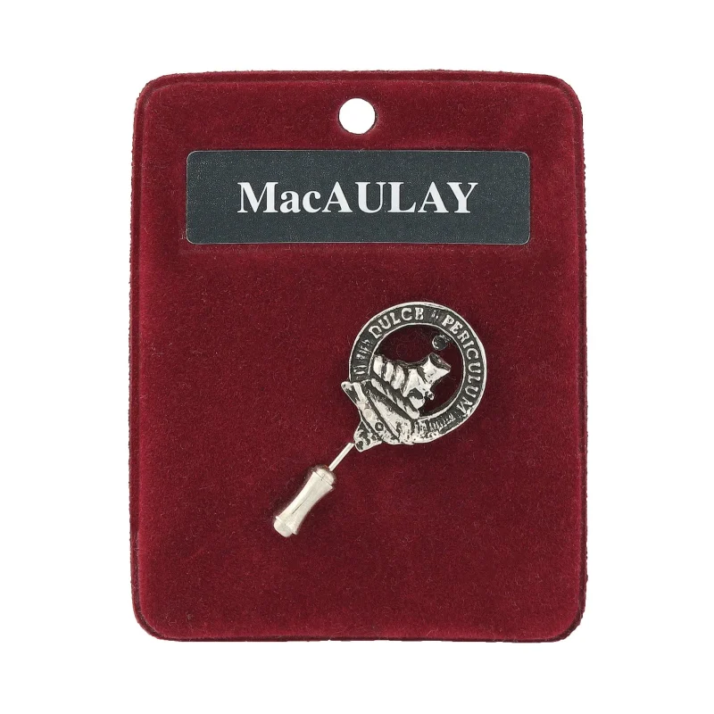 macaulay art pewter lapel pin