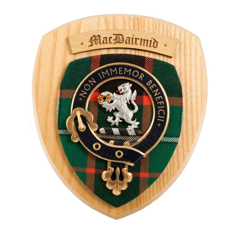 macdairmid clan wall plaque