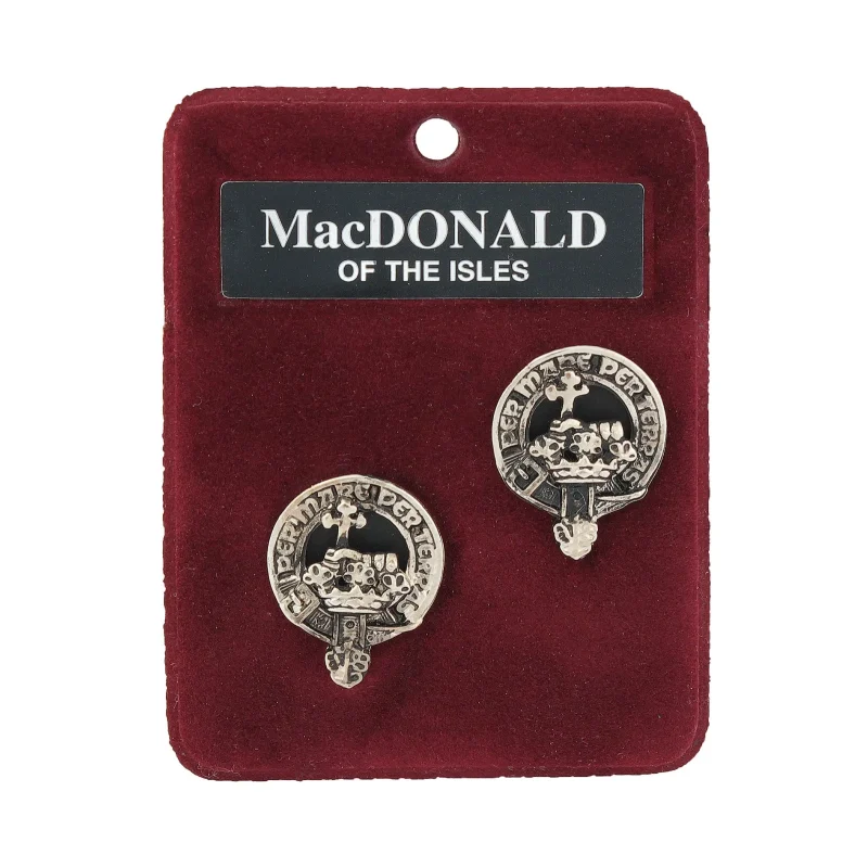 macdonald of the isles art pewter cufflinks