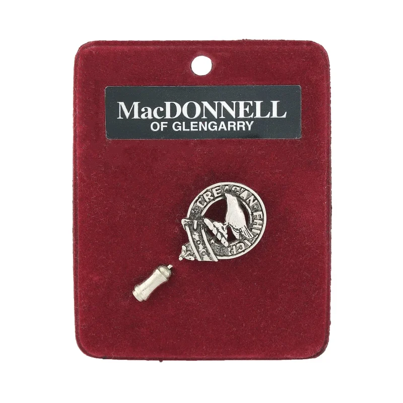 macdonald of the isles pewter lapel pin