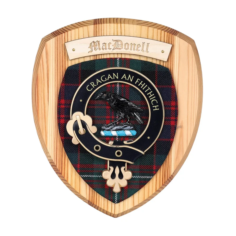 macdonell clan wall plaque