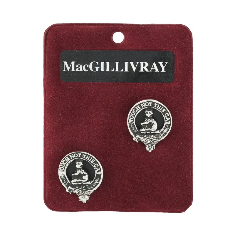 macgillivray clan crest cufflinks