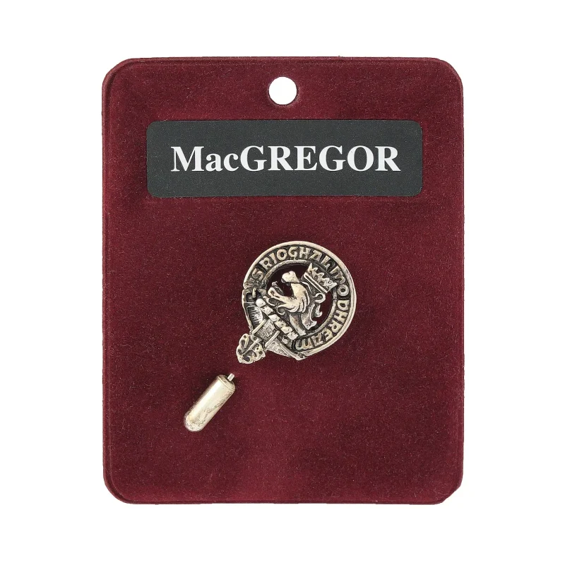 macgregor art pewter lapel pin