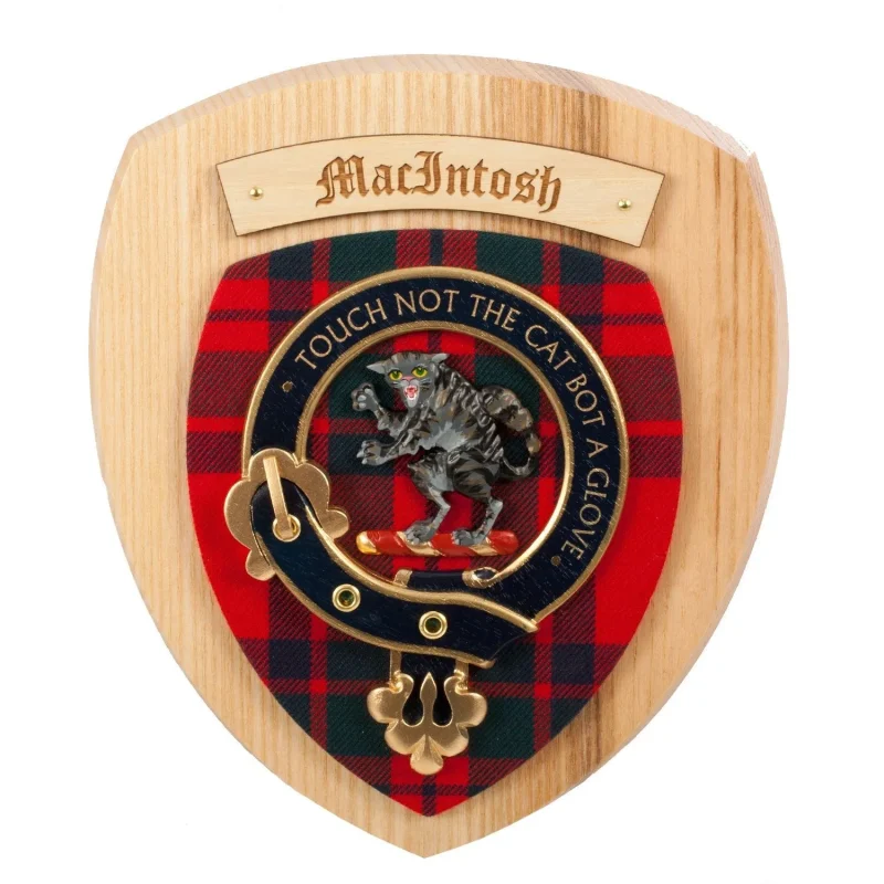 macintosh clan wall plaque