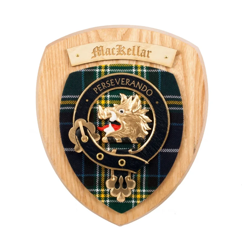 mackellar clan wall plaque