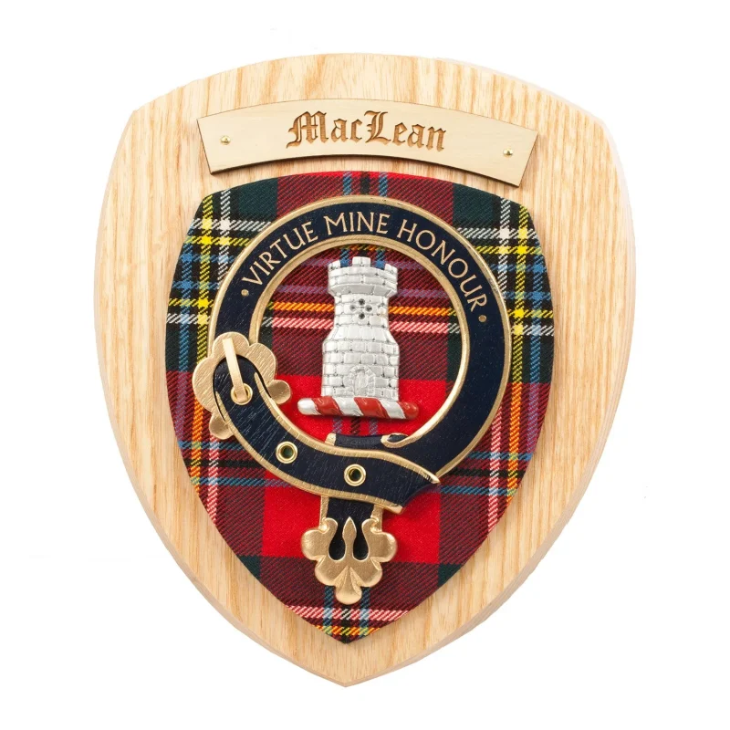 maclean clan wall plaque