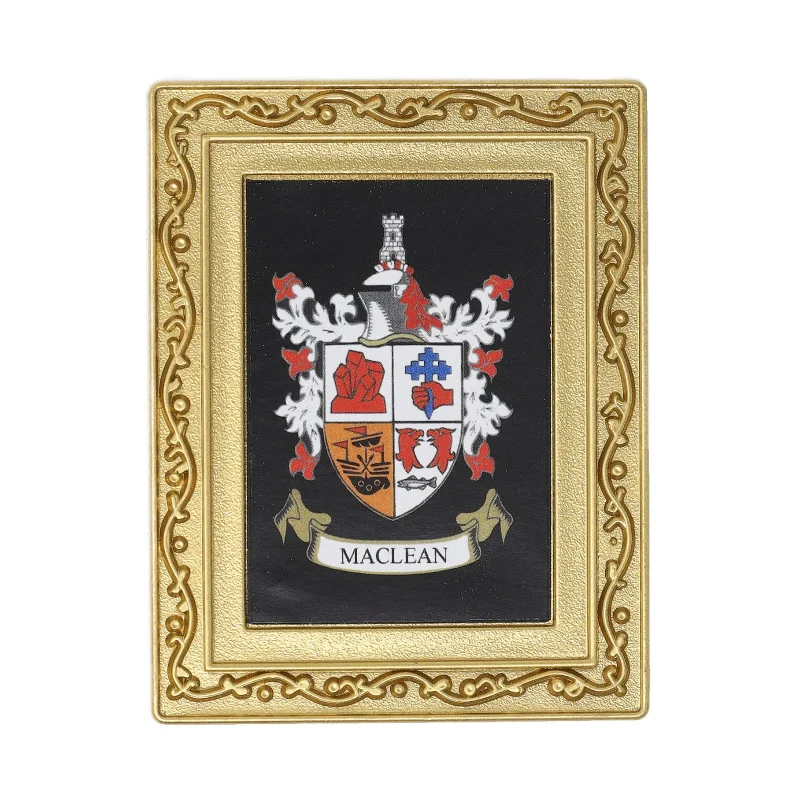 maclean coat of arms fridge magnet