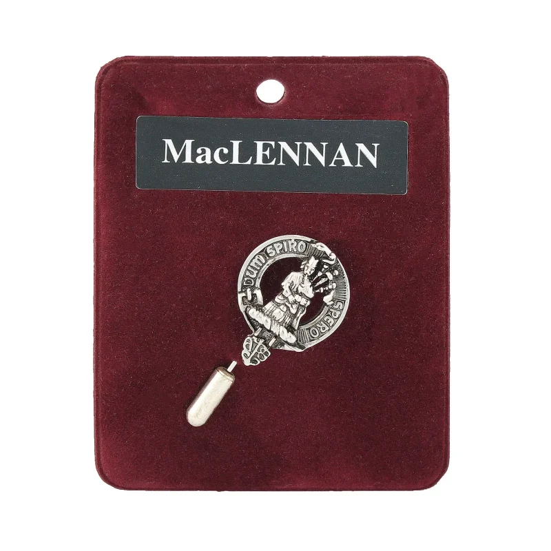 maclennan art pewter lapel pin