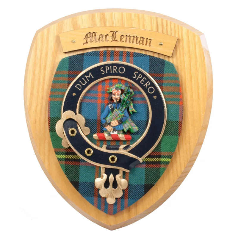 maclennan clan wall plaque