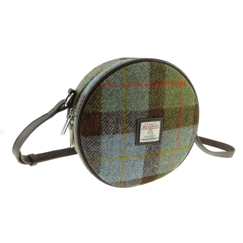 macleod tartan bannock round strap bag