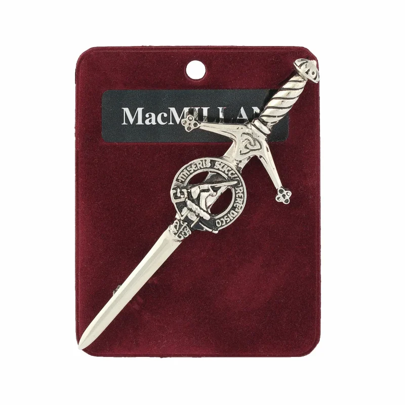 macmillan art pewter kilt pin