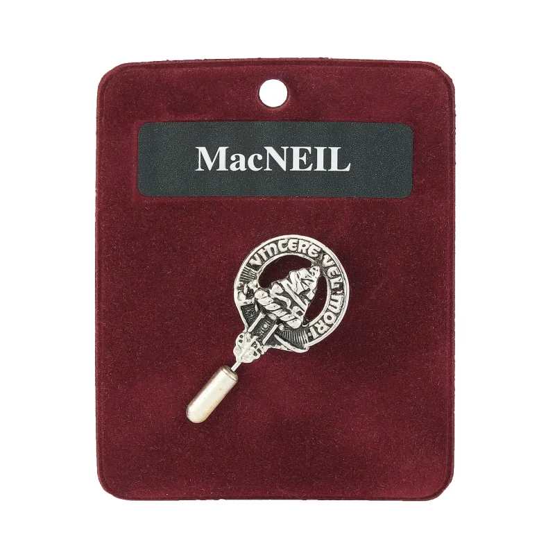 macneil art pewter lapel pin