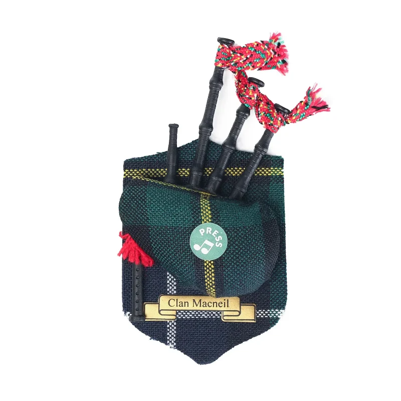 macneil clan bagpipe magnet musical decor