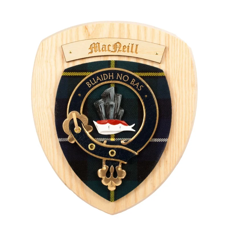 macneill clan wall plaque