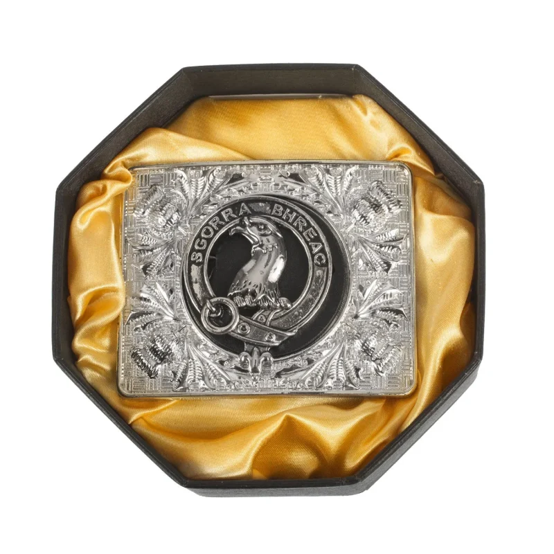 macnicol clan belt buckle for men