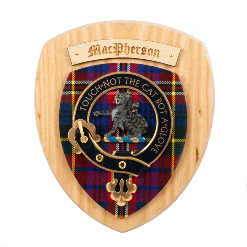 macpherson clan wall plaque