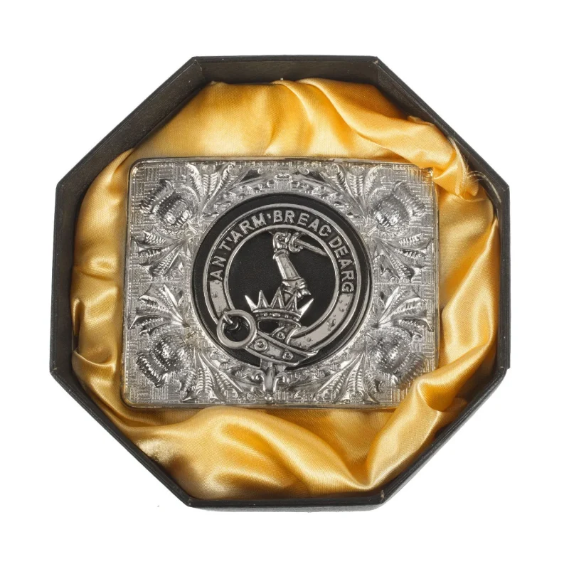 macquarrie clan belt buckle