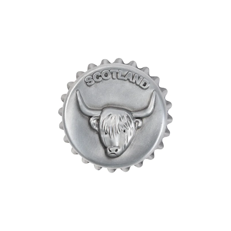 magnetic bottle top scot cow holder