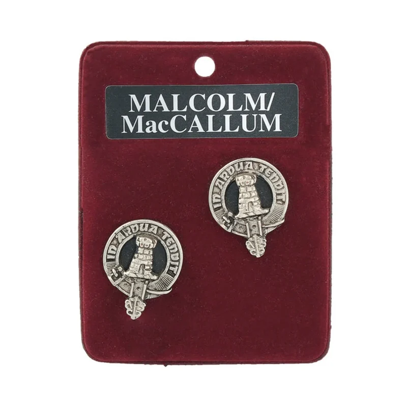 malcolm clan crest cufflinks