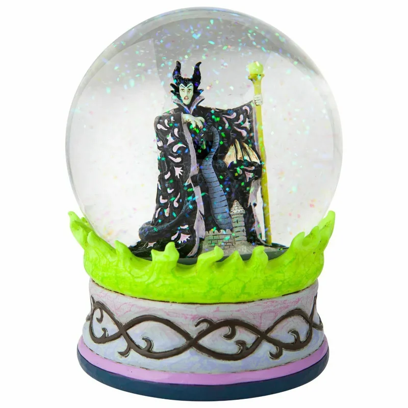 maleficent crystal ball water globe