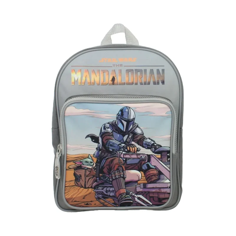 mandalorian square pocket backpack for men