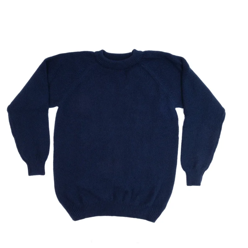 marchbrae 100 cashmere men s navy moss stitch sweater