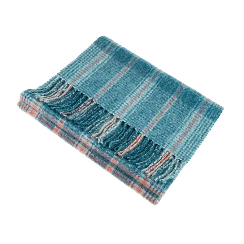 marchbrae cashmere scarf turquoise