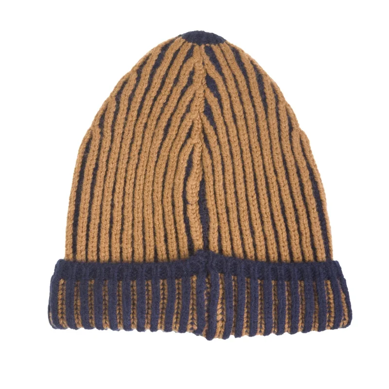 marchbrae men s lamaine 2 color navy mix beanie