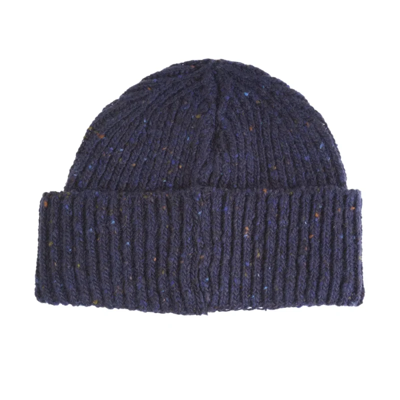 marchbrae soft donegal beanie navy