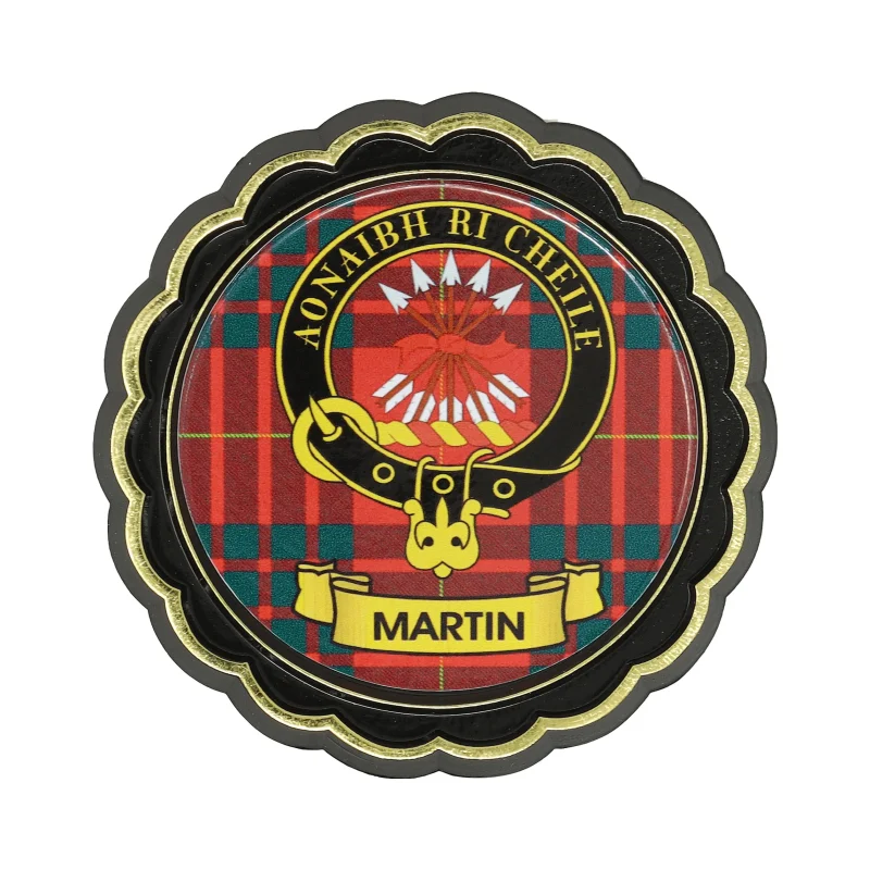 martin clan crest fridge magnets