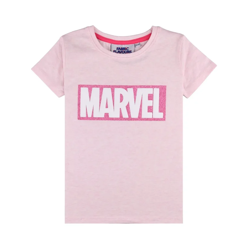 marvel pink glitter t shirt