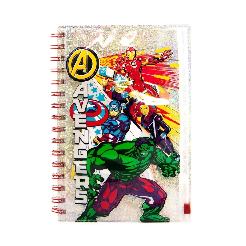 marvel themed notebook stationery kit