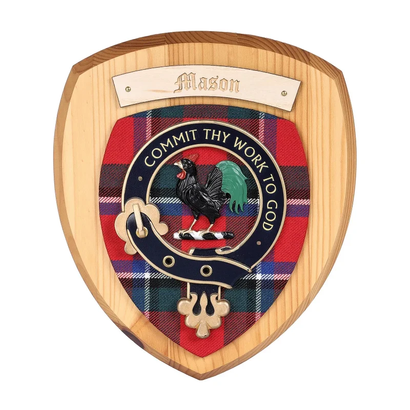 mason clan wall plaque