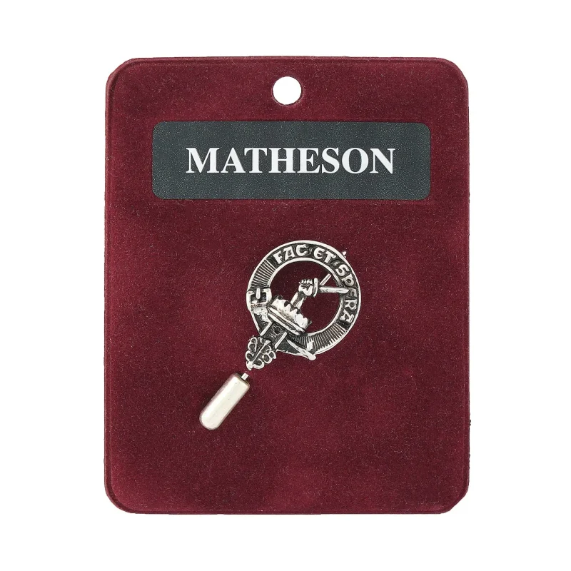 matheson art pewter lapel pin