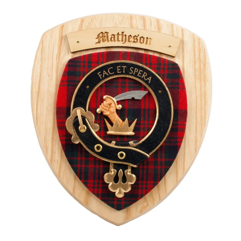 matheson clan wall plaque