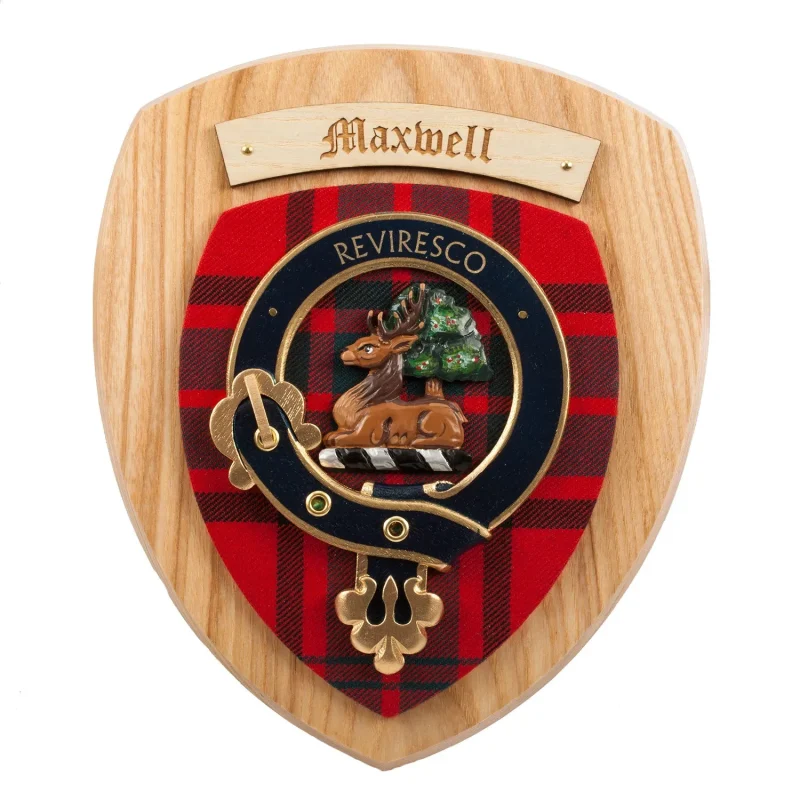 maxwell clan wall plaque