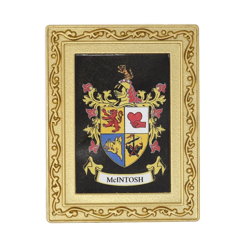 mcintosh coat of arms fridge magnet