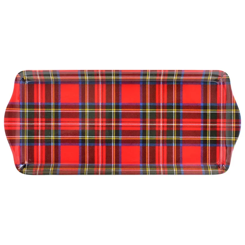 medium tartan serving tray