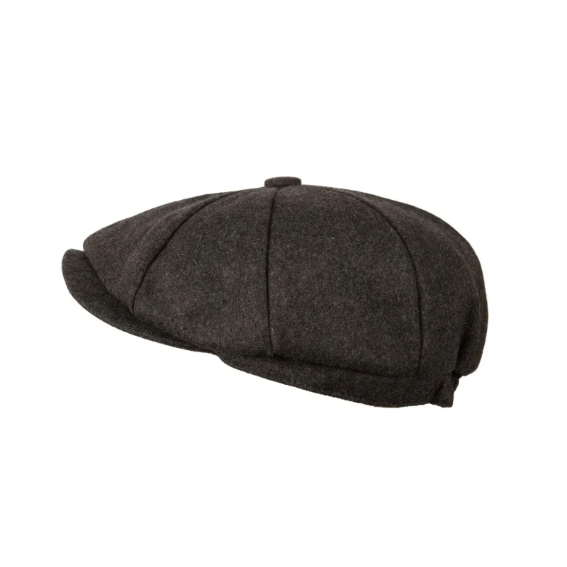 melton newsboy cap for men