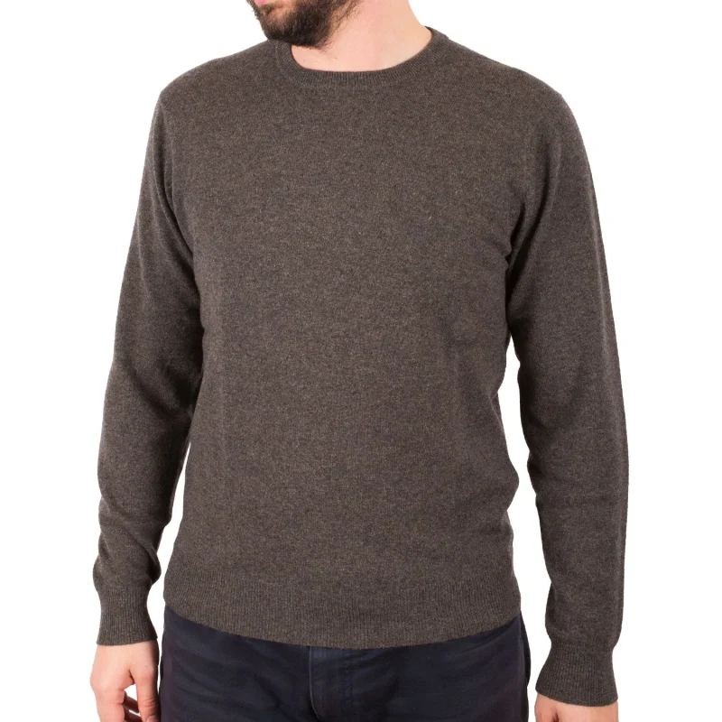 men s 100 cashmere crew neck sweater dunedin ptarmigan