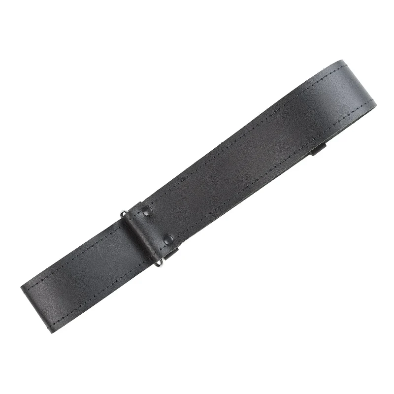 men s black leather kilt belt