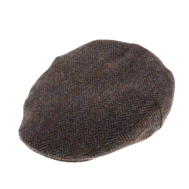 men s brown tweed stornoway flat cap