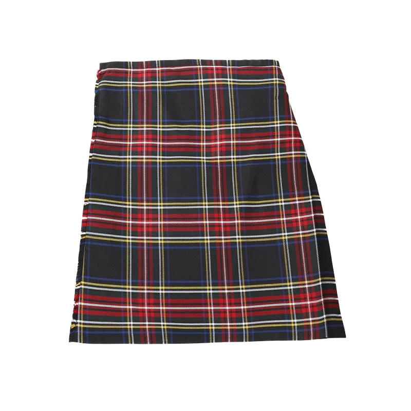 men s deluxe black stewart kilt