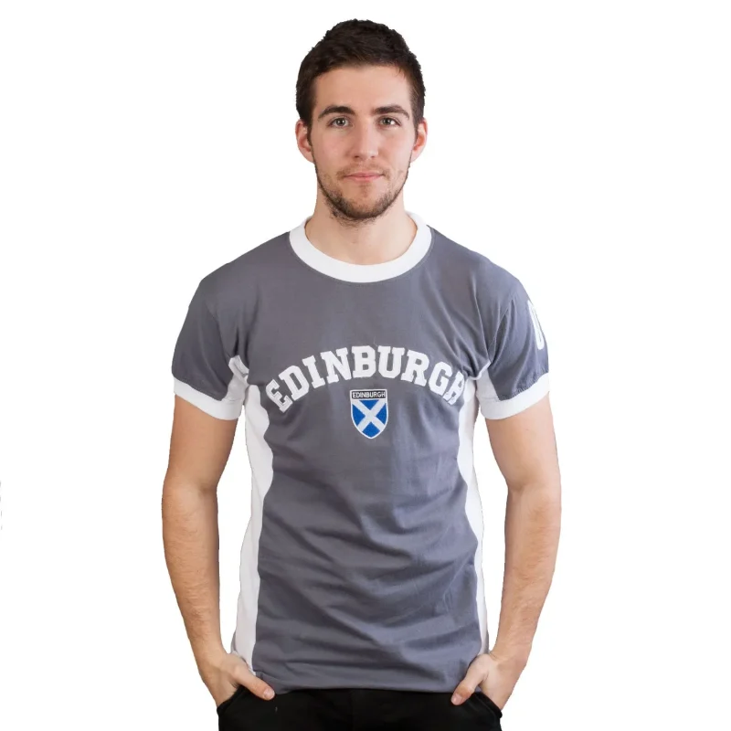 men s edinburgh no 9 dark grey t shirt