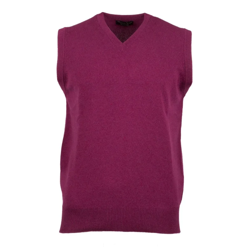 men s hawick v neck sweater boysenberry