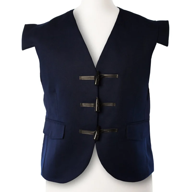 men s jacobite waistcoat navy blue