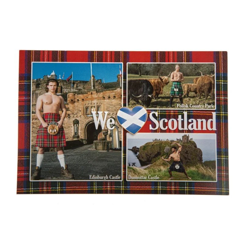 men s kilt postcards for sale